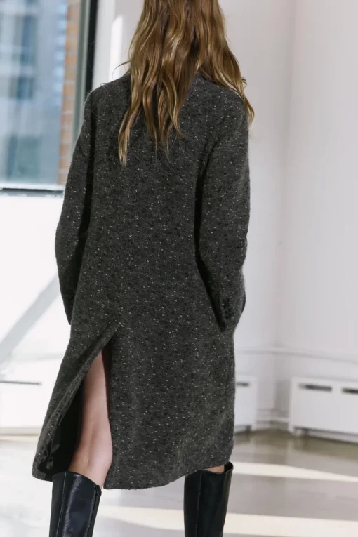 ABRIGO BOUCLÉ CON LANA MANTECO ZW COLLECTION