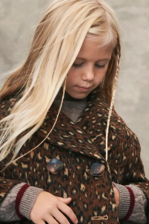 ABRIGO CON LANA ANIMAL PRINT LIMITED EDITION
