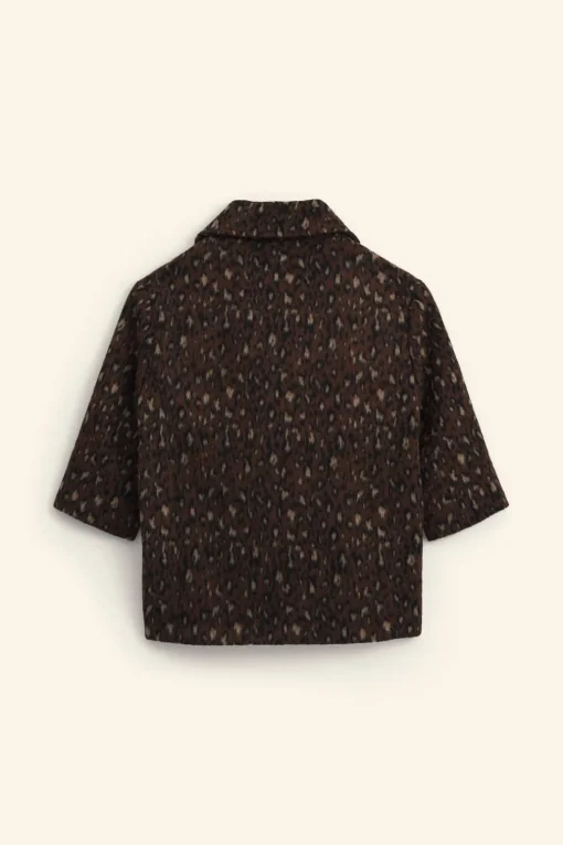 ABRIGO CON LANA ANIMAL PRINT LIMITED EDITION