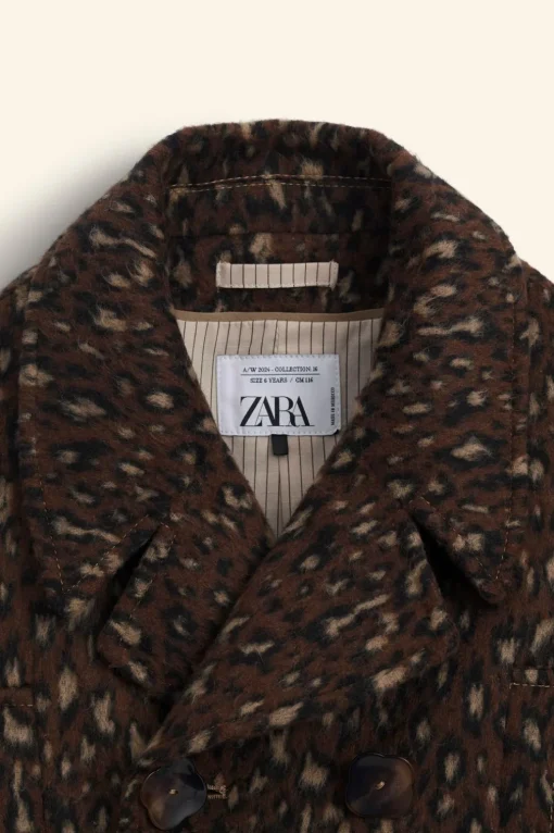 ABRIGO CON LANA ANIMAL PRINT LIMITED EDITION