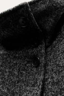 ABRIGO CORTO ESPIGA CON LANA ZW COLLECTION