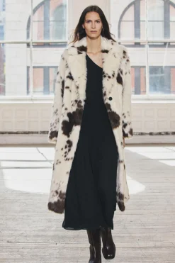 ABRIGO EFECTO PELO ESTAMPADO ANIMAL ZW COLLECTION