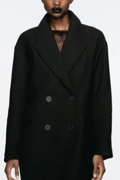 ABRIGO OVERSIZE CON LANA
