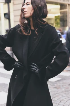 ABRIGO OVERSIZE CRUZADO CON LANA