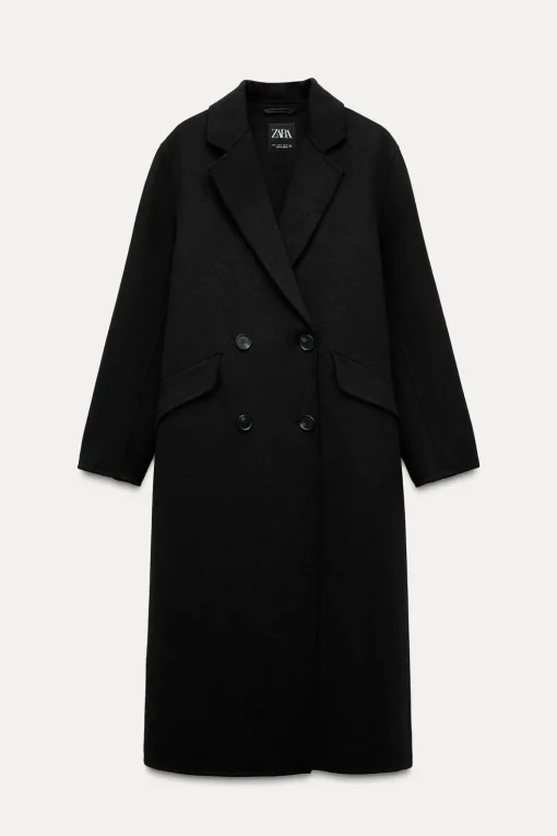ABRIGO OVERSIZE CRUZADO CON LANA