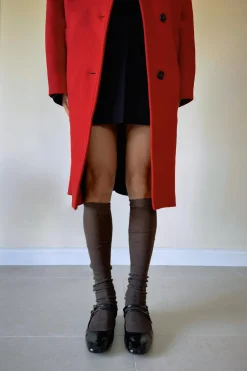 ABRIGO OVERSIZE MEZCLA LANA MANTECO ZW COLLECTION