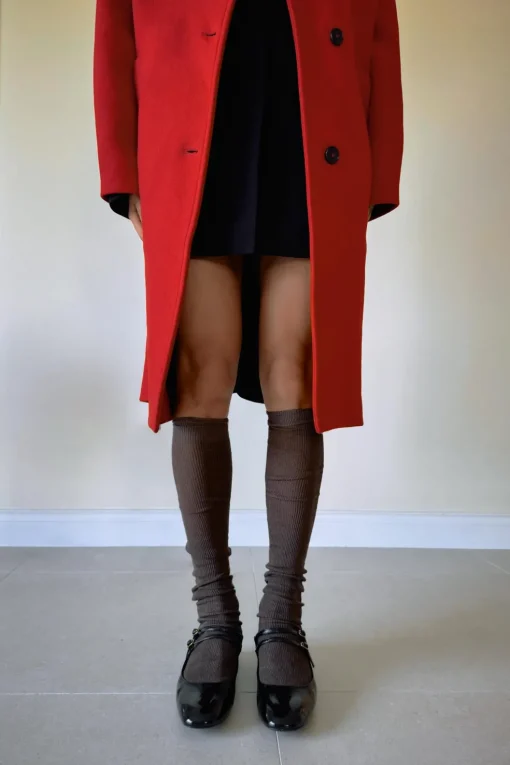 ABRIGO OVERSIZE MEZCLA LANA MANTECO ZW COLLECTION