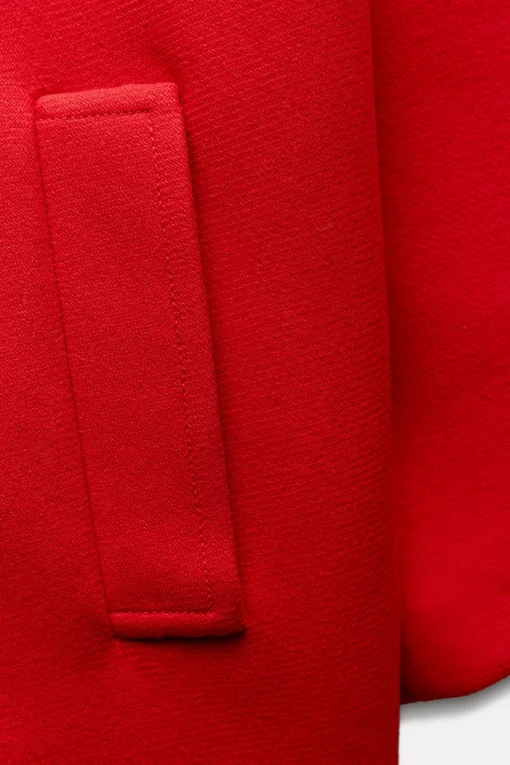 ABRIGO OVERSIZE MEZCLA LANA MANTECO ZW COLLECTION