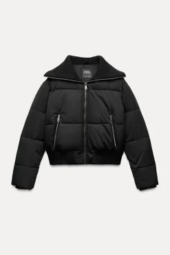 ANORAK ACOLCHADO ACABADOS RIB