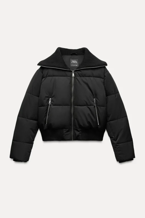 ANORAK ACOLCHADO ACABADOS RIB