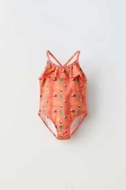 2-6 AÑOS/ BAÑADOR VOLANTE PLAYITA