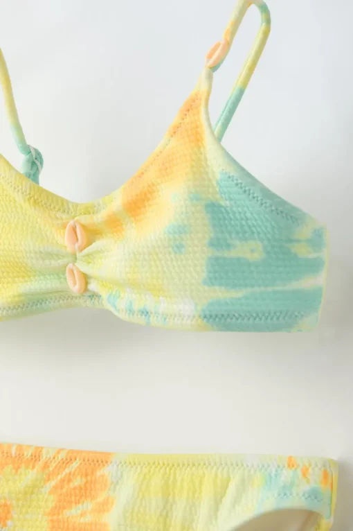 6-14 AÑOS/ BIKINI TEXTURA TIE DYE CONCHAS