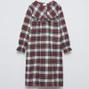 6-14 AÑOS/ CAMISÓN FRANELA CUADROS