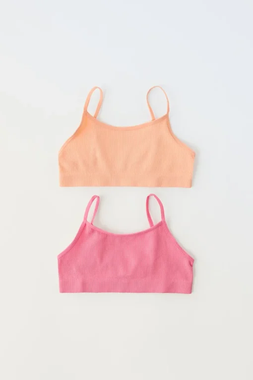 8-14 AÑOS/ PACK DOS TOPS SEAMLESS