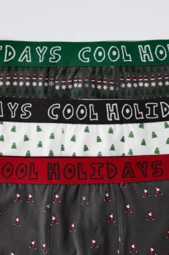 6-14 AÑOS/ PACK TRES BÓXER PAPÁ NOEL Y ARBOLITOS