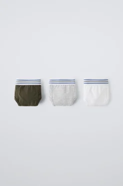 6-14 AÑOS/ PACK TRES SLIPS RAYAS