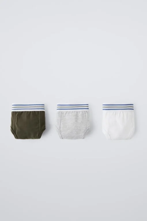 6-14 AÑOS/ PACK TRES SLIPS RAYAS