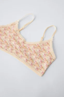 9-14 AÑOS/ PACK TRES TOPS ESTAMPADO FLORECITAS