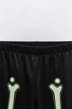 2-6 AÑOS/ PIJAMA ESQUELETO GLOW IN THE DARK