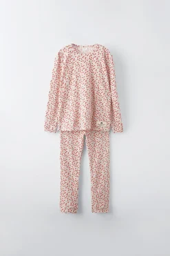 6-14 AÑOS/ PIJAMA ESTAMPADO FLORES