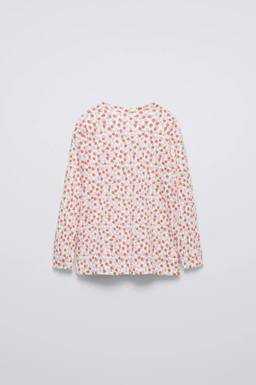 2-6 AÑOS/ PIJAMA FLORES