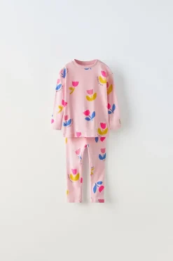 2-6 AÑOS/ PIJAMA TULIPANES