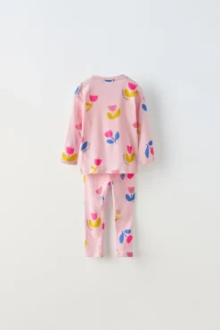 2-6 AÑOS/ PIJAMA TULIPANES