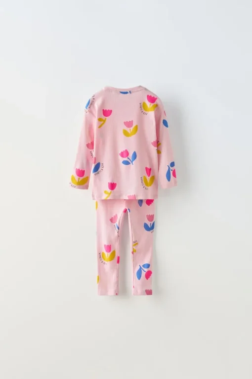 2-6 AÑOS/ PIJAMA TULIPANES