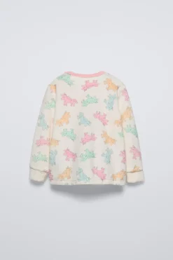 2-6 AÑOS/ PIJAMA VELOUR UNICORNIOS