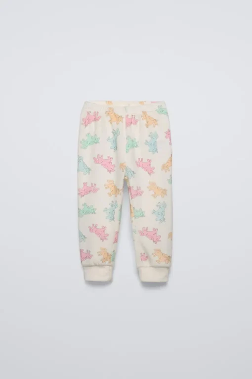 2-6 AÑOS/ PIJAMA VELOUR UNICORNIOS