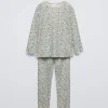 6-14 AÑOS/PIJAMA FLORECITAS