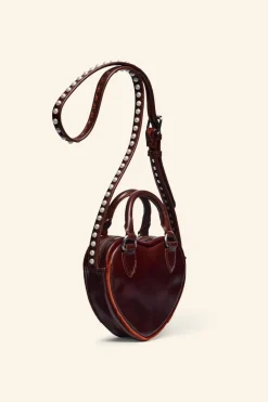 BANDOLERA CORAZÓN PIEL PERLAS LIMITED EDITION