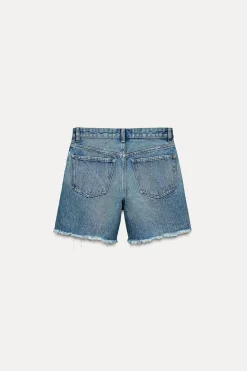 BERMUDA DENIM TRF BOYFRIEND TIRO MEDIO