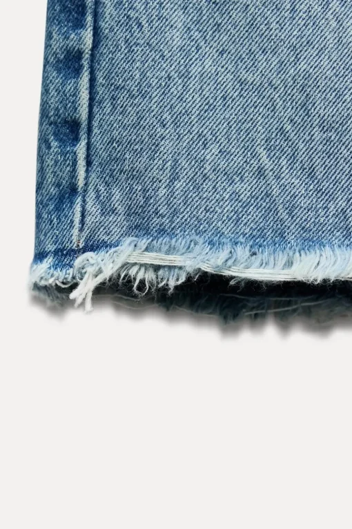 BERMUDA DENIM TRF BOYFRIEND TIRO MEDIO