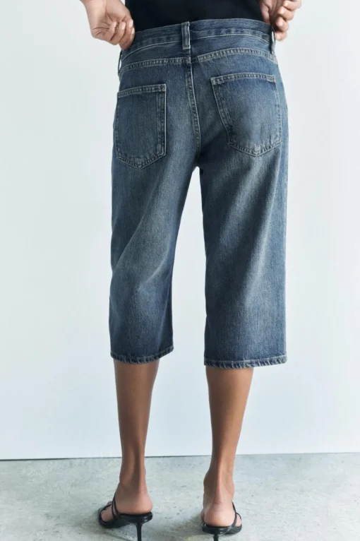 BERMUDA DENIM ZW COLLECTION TIRO BAJO