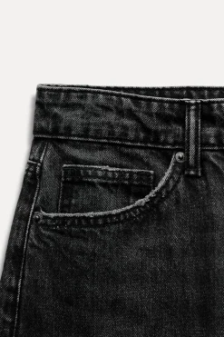 BERMUDA JORTS DENIM TRF TIRO MEDIO