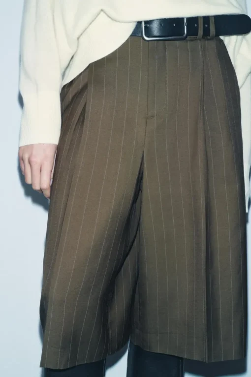 BERMUDA PINZAS CON LANA ZW COLLECTION