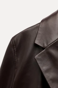 BLAZER CORTA PIEL 100% ZW COLLECTION