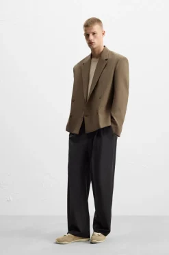 BLAZER CROPPED FIT CON LANA