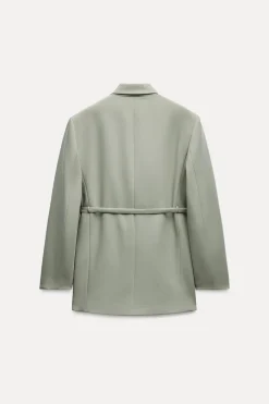 BLAZER CRUZADA CINTURÓN
