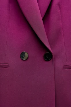 BLAZER CRUZADA CINTURÓN ESPALDA