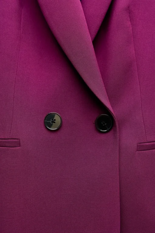 BLAZER CRUZADA CINTURÓN ESPALDA