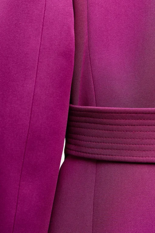 BLAZER CRUZADA CINTURÓN ESPALDA