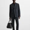 BLAZER CRUZADA TRAJE LINO - ALGODÓN