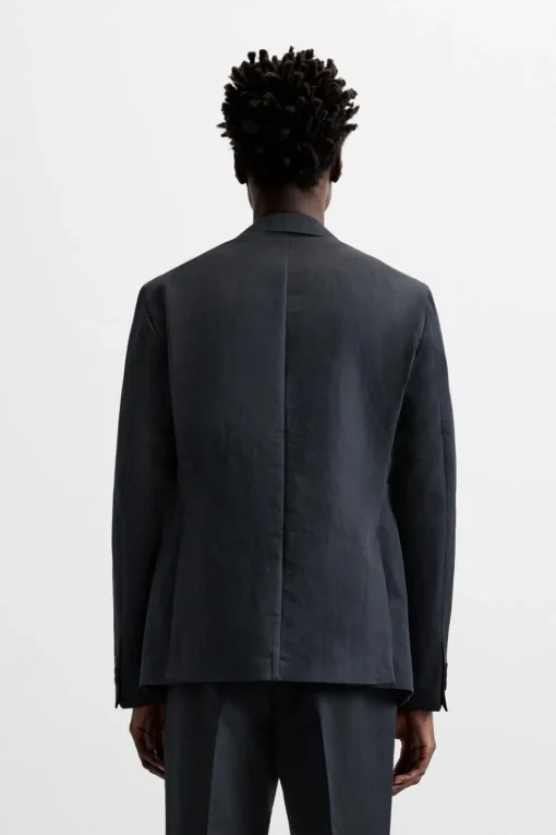BLAZER CRUZADA TRAJE LINO - ALGODÓN