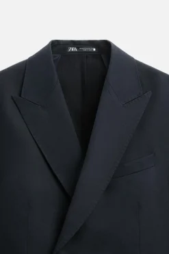 BLAZER CRUZADA TRAJE LINO - ALGODÓN