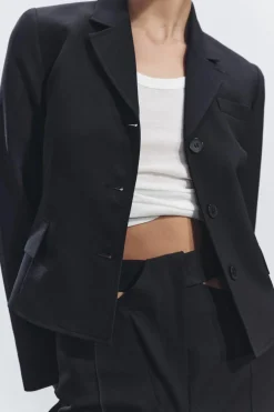 BLAZER ENTALLADA CON LANA ZW COLLECTION