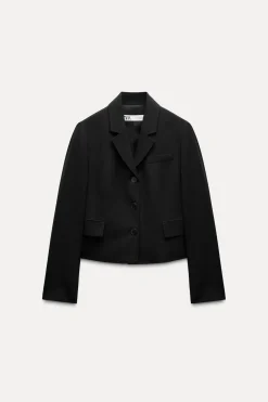 BLAZER ENTALLADA CON LANA ZW COLLECTION
