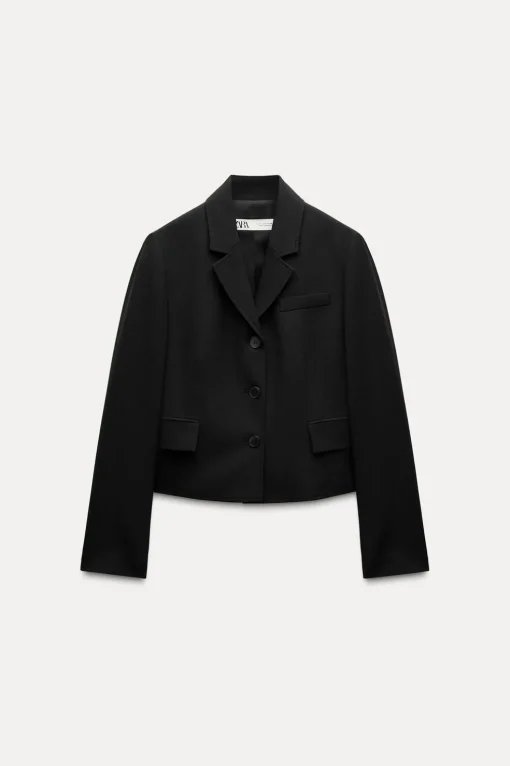 BLAZER ENTALLADA CON LANA ZW COLLECTION