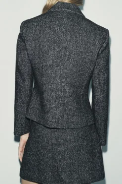 BLAZER ESPIGA BORDADOS ZW COLLECTION